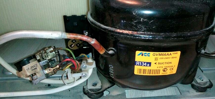Замена пускового реле холодильника